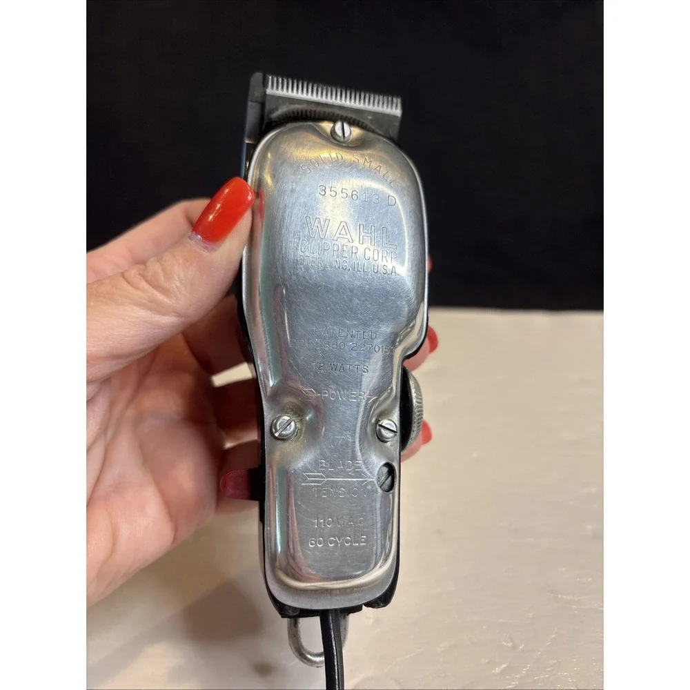 Vintage Wahl Clipper Co Taperline Corded Electric Hair Clippers Art Deco Works